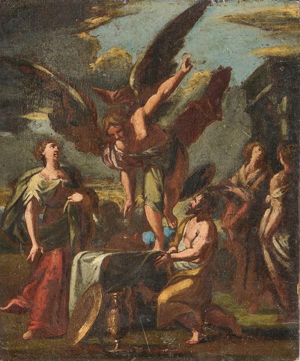 Ignoto fine XVIII secolo - Scena sacra