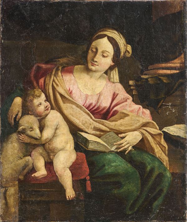 Scuola emiliana del XVII secolo - Madonna col Bambino