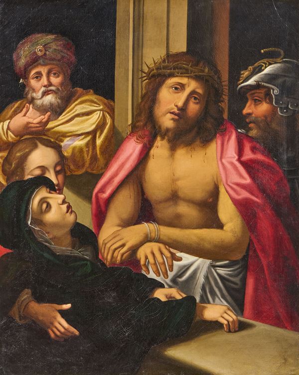 Scuola emiliana fine XVII secolo - Ecce Homo