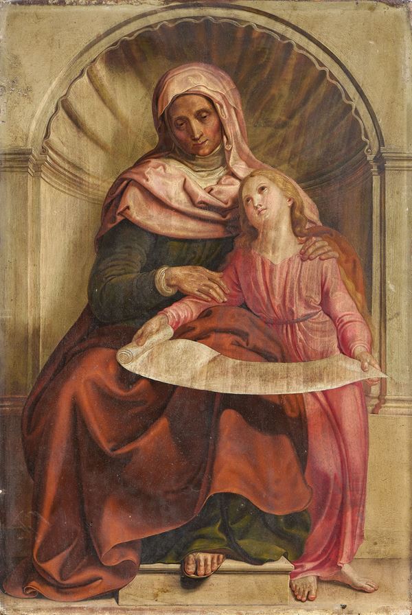Ignoto del XIX secolo - Sant'Anna con la Vergine
