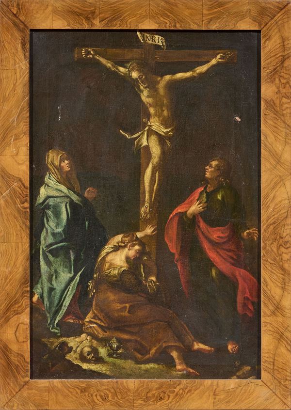 Scuola emiliana del XVII secolo - Crocifissione