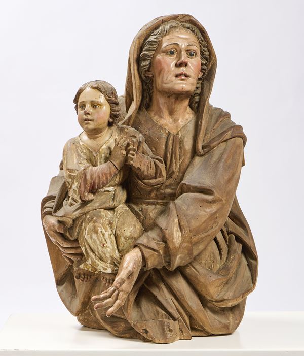 Scuola italiana del XVIII secolo - Sant'Anna con la Vergine