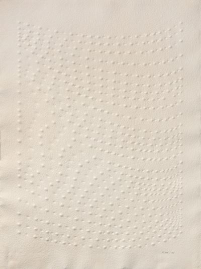 Senza titolo, carta a rilievo (1994)