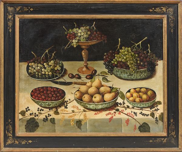 Isaak Soreau (attr. a) : Natura morta   - Olio su tela - Asta Dipinti Antichi - Dipinti del XIX e XX secolo - Casa d'aste Farsettiarte