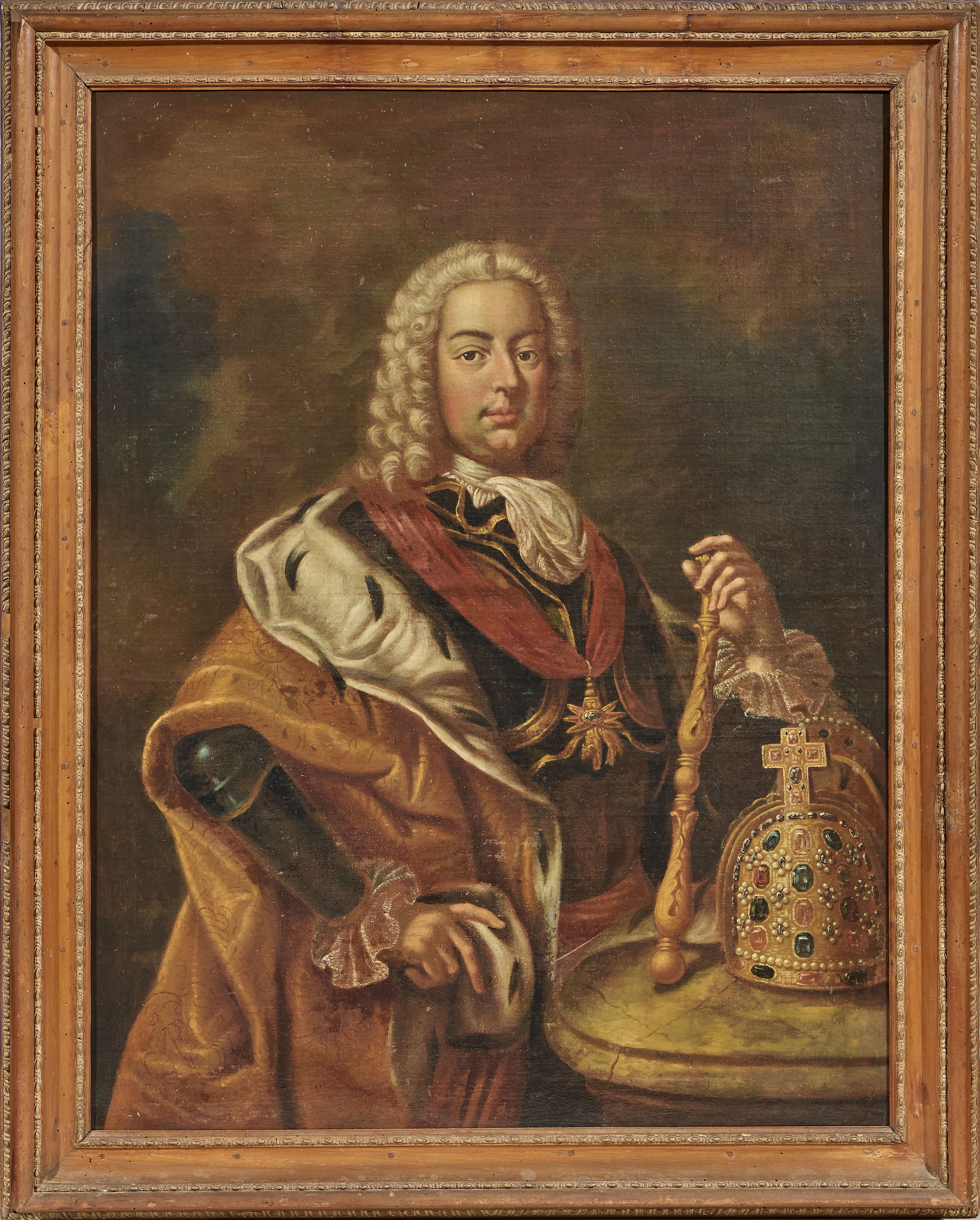 Scuola Austriaca del XVIII Secolo - Ritratto di Francesco Stefano di Lorena e Maria Teresa d’Asbu...