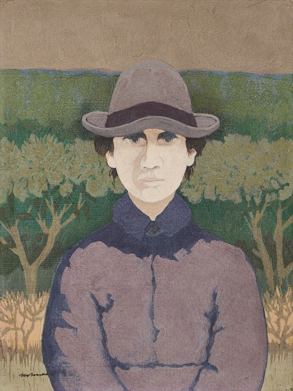 Marcello Boccacci - Figura con cappello