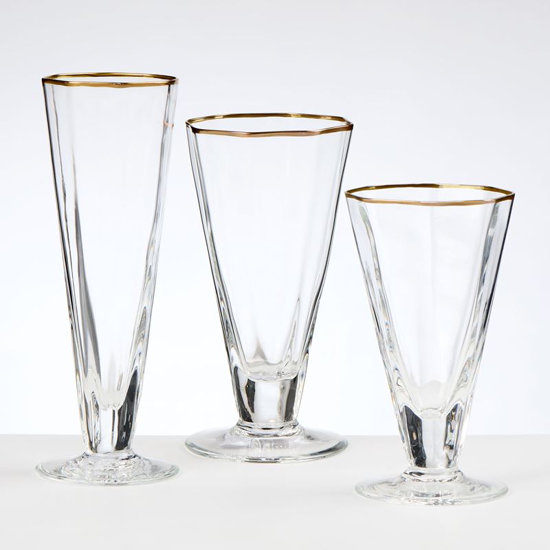 Servizio di bicchieri in vetro