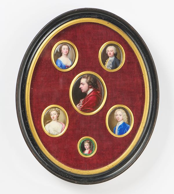 Sei miniature  - Asta Dipinti Antichi - Casa d'aste Farsettiarte