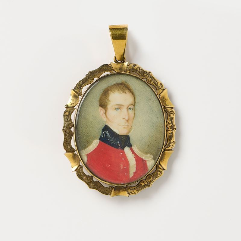Miniatura raffigurante «Ritratto di ufficiale inglese»