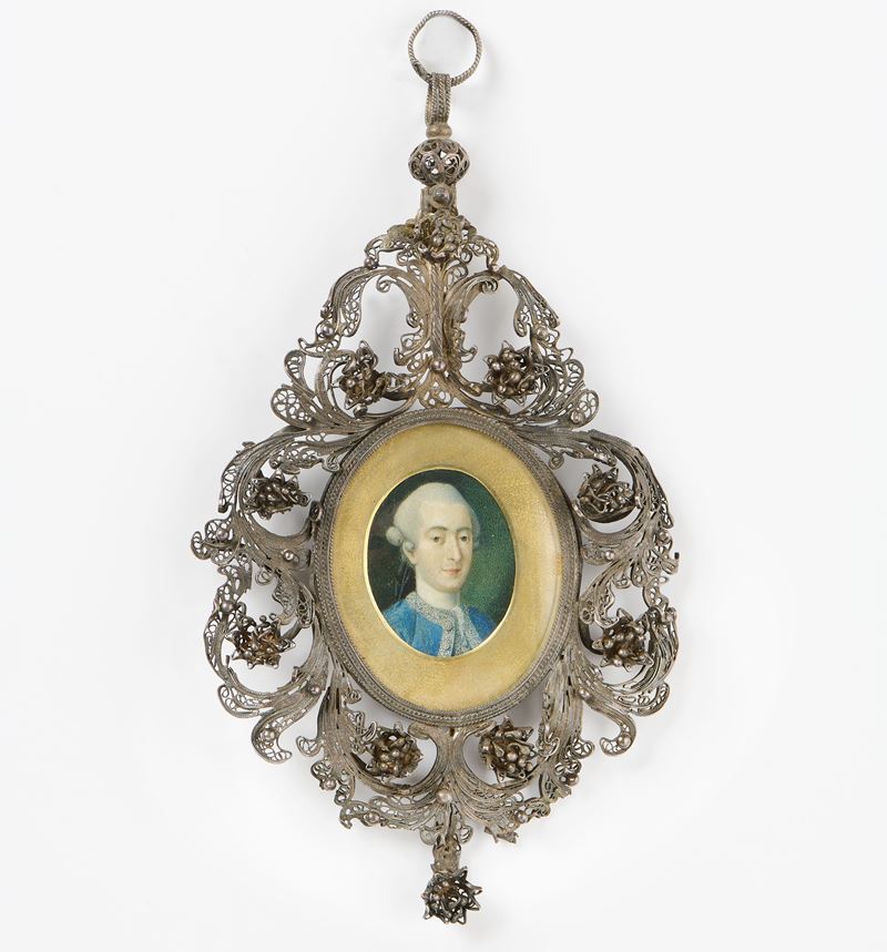 Miniatura raffigurante «Ritratto di gentiluomo»