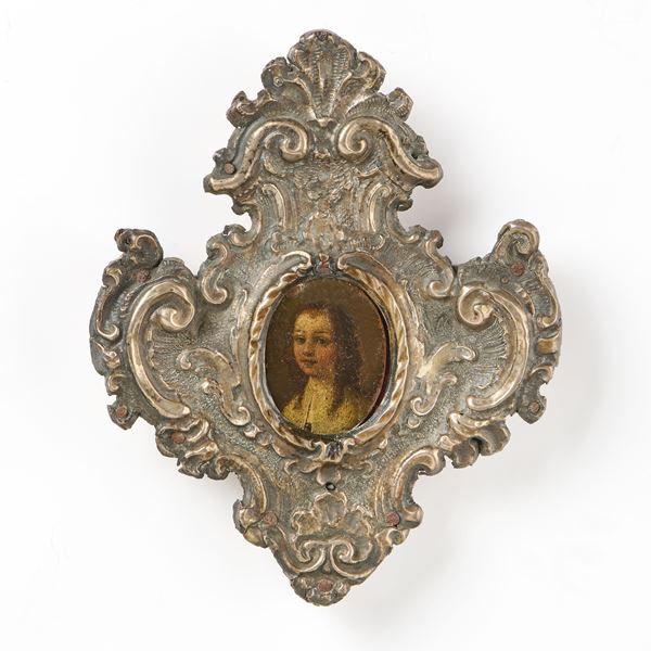 Ignoto del XVIII secolo - Miniatura raffigurante «Ritratto di gentildonna»