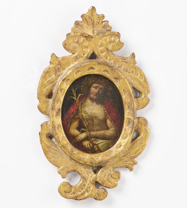 Ignoto fine XVII - inizio XVIII secolo - Miniatura raffigurante «Ecce Homo»