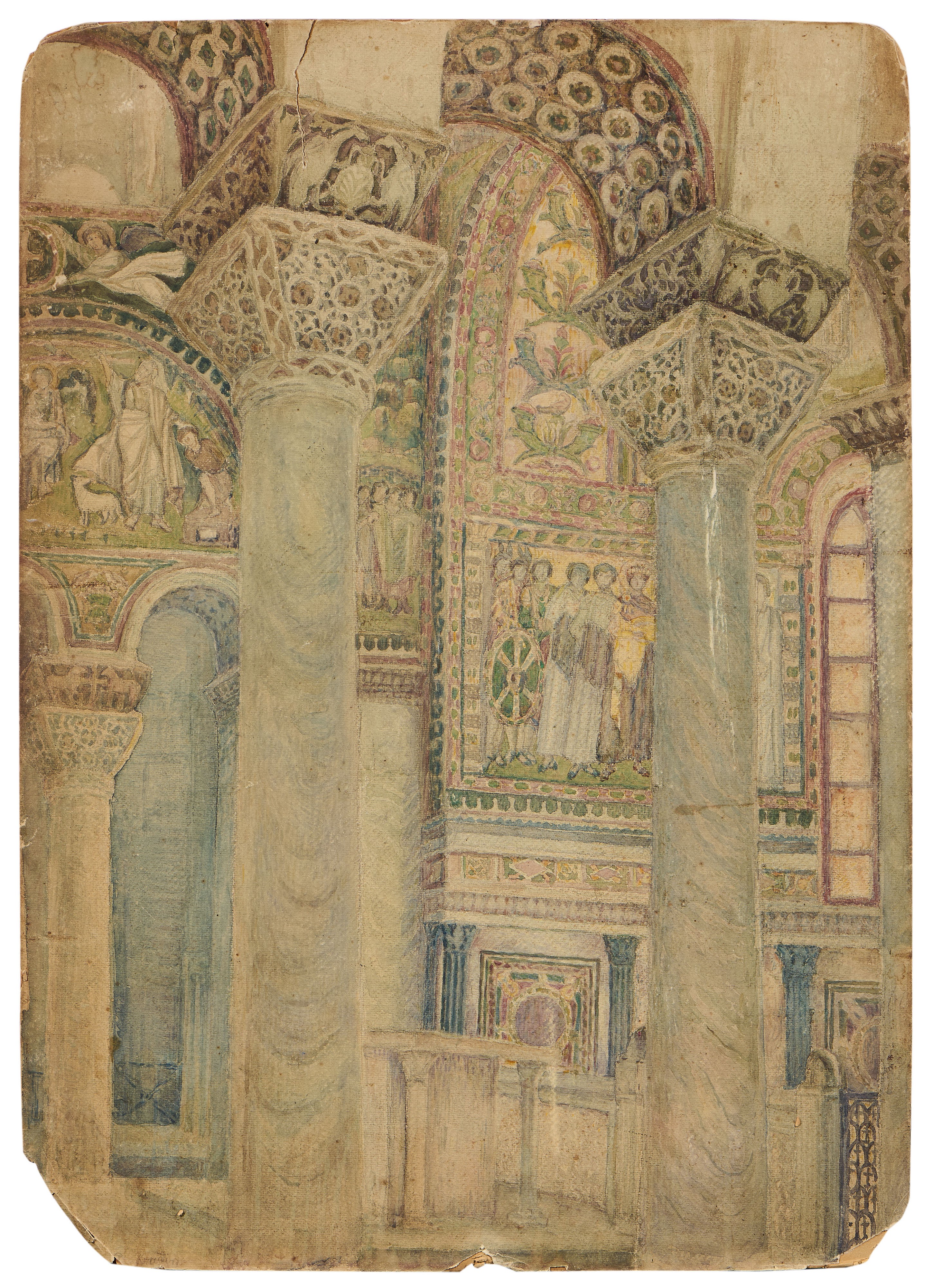 Ignoto del XIX Secolo - Autore non identificato, Chiesa di Orsanmichele, Firenze e Chiesa di San ...