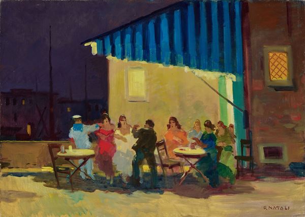 Caffè al porto, Livorno