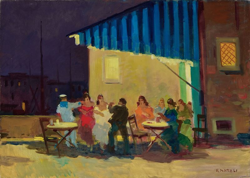 Caffè al porto, Livorno