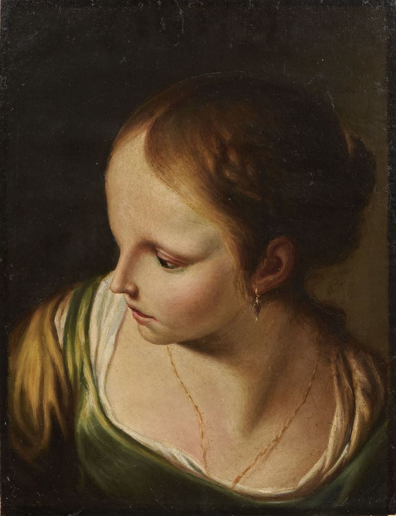 Busto di giovane donna