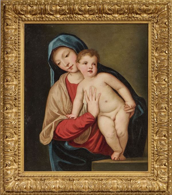 Alessandro Varotari detto il Padovanino (attr. a) - Madonna col Bambino