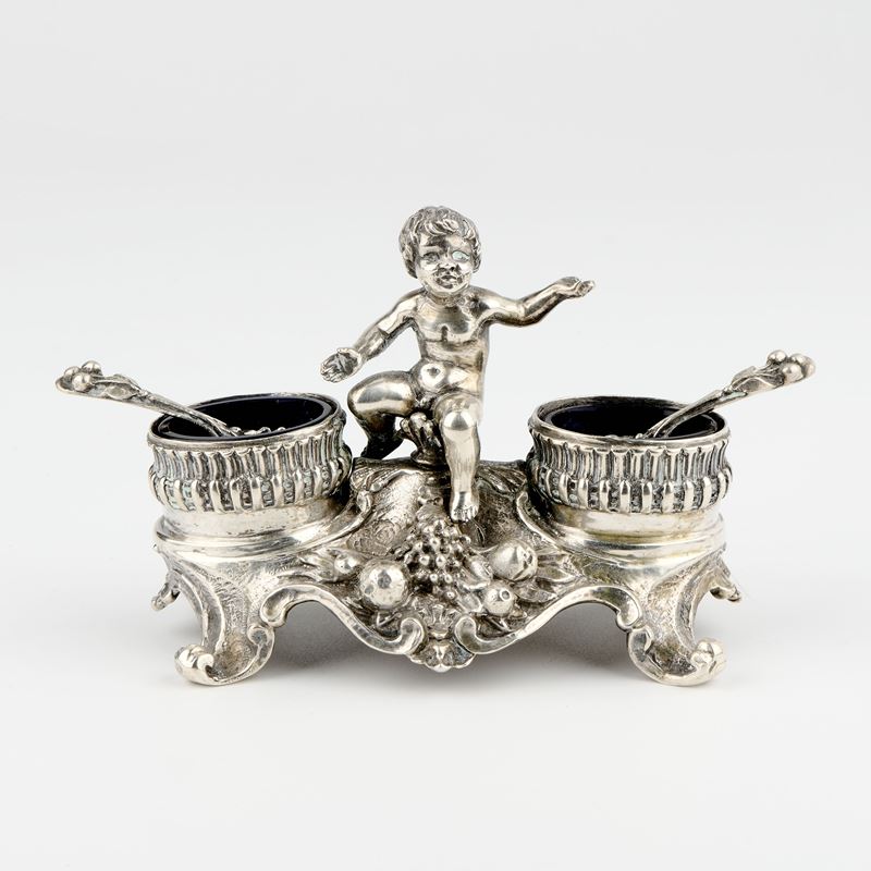 Saliera in argento