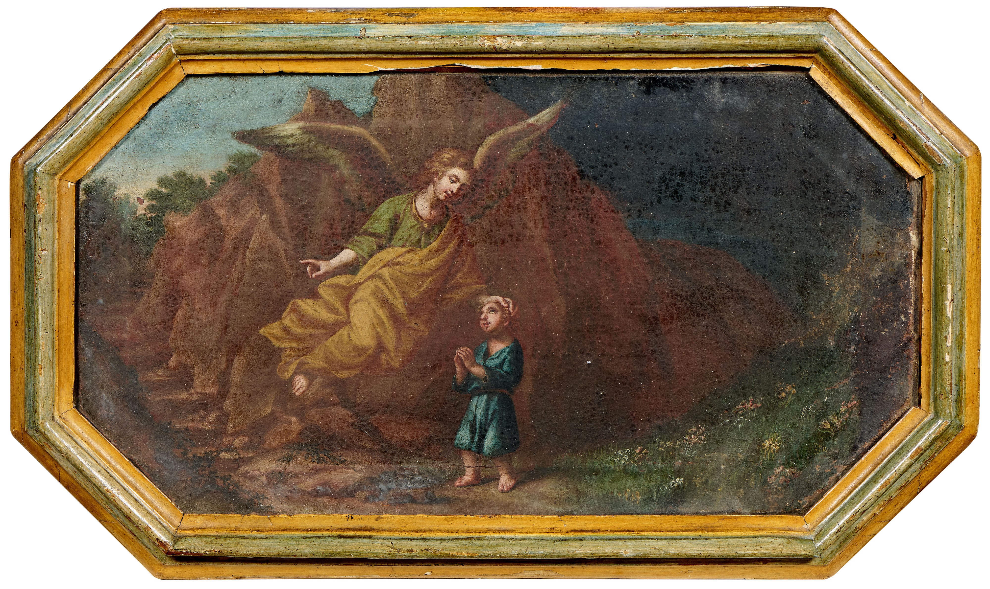 Scuola Italia Centrale Fine XVII Secolo - Anonimo, Sei scene del Vecchio e del Nuovo Testamento, ...