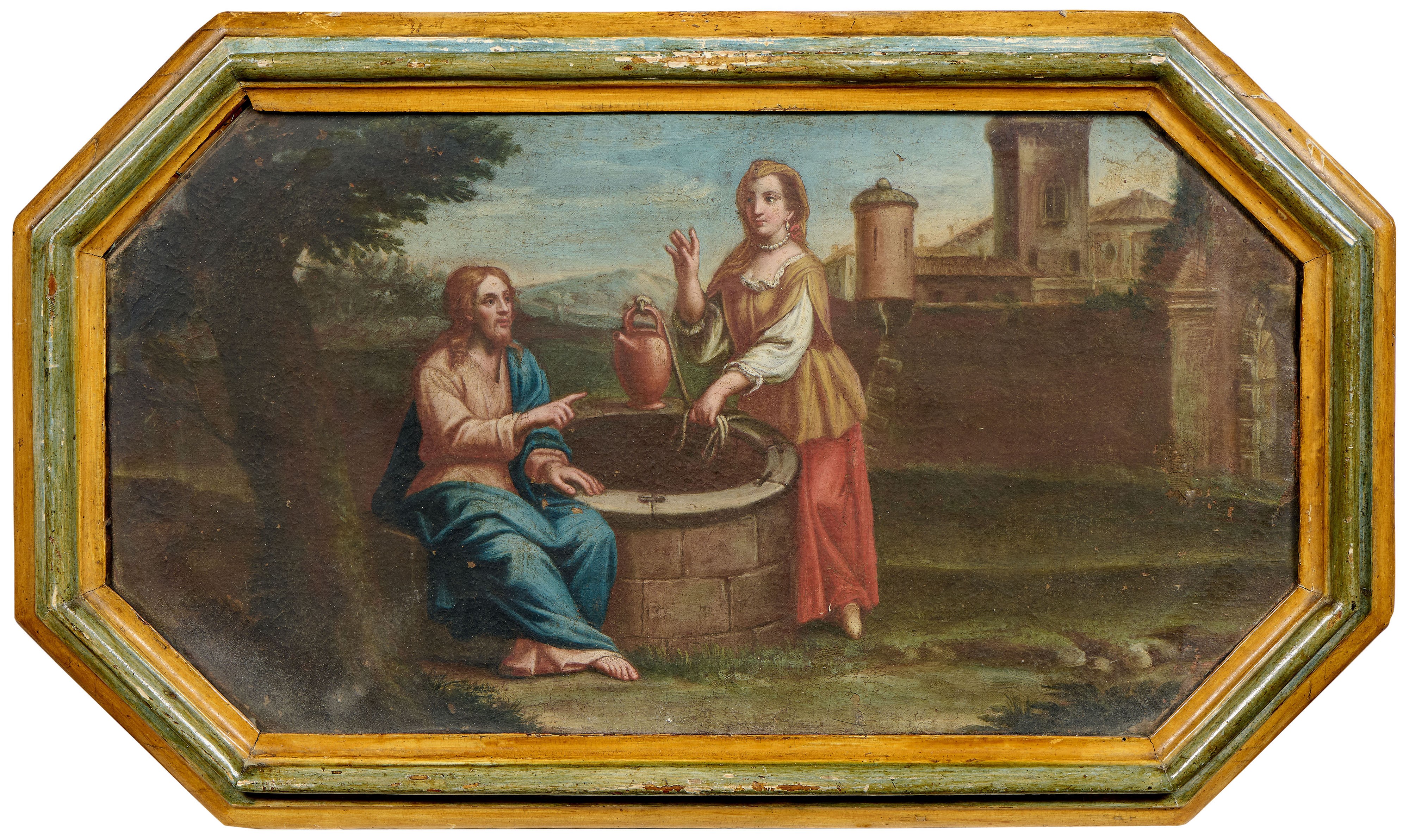 Scuola Italia Centrale Fine XVII Secolo - Anonimo, Sei scene del Vecchio e del Nuovo Testamento, ...