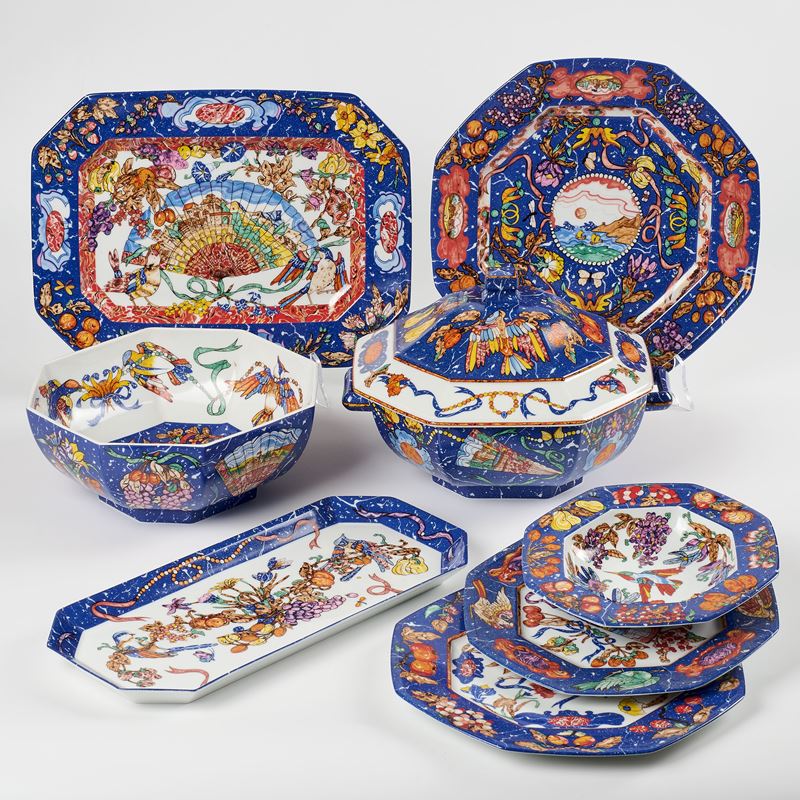 Hermès 'Pietre di oriente e di occidente' servizio tavola