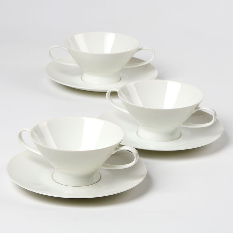 Rosenthal dodici tazze da brodo con piatto in porcellana