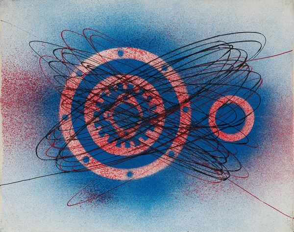 Roberto Crippa : Spirale  (anni Sessanta)  - Olio su tela - Auction Contemporary Art - Casa d'aste Farsettiarte