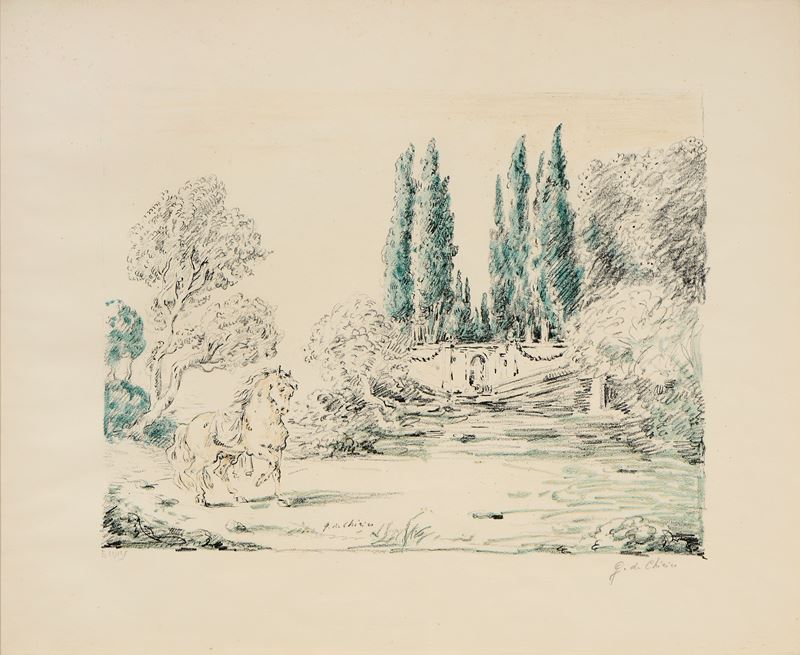 Cavallo a Villa Falconieri
