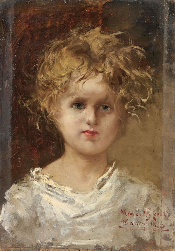 Pompeo Mariani - Ritratto di bambina
