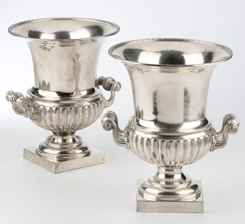 Coppia di secchielli porta champagne in Sheffield