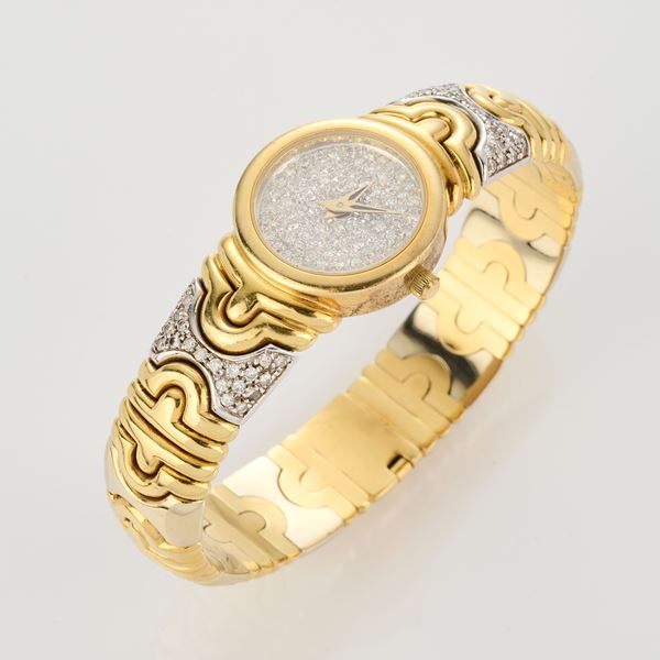 Orologio da donna in oro e diamanti