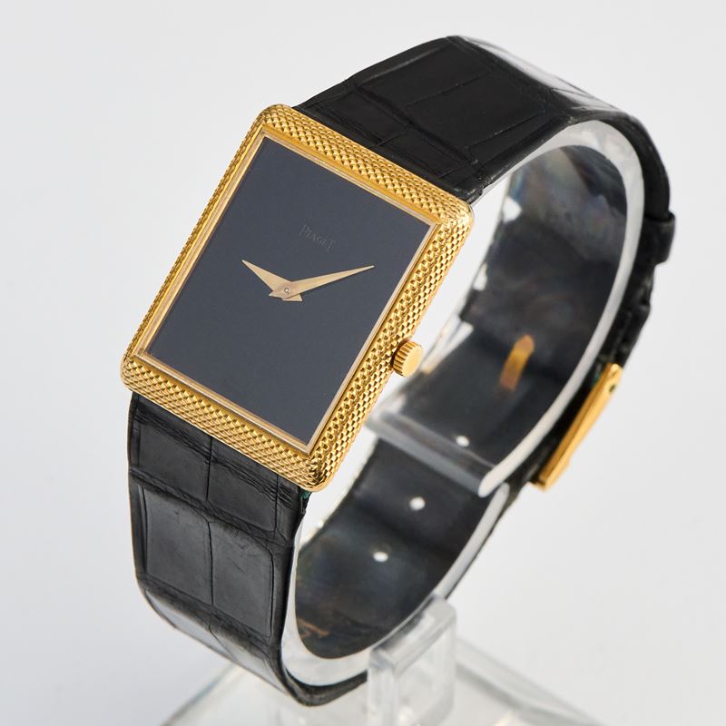 Piaget, Protocole ref. 9152, orologio da polso in oro giallo 18 kt (anni Novanta)