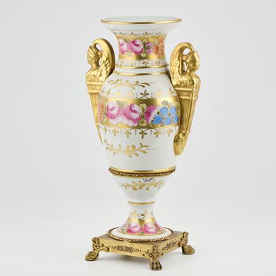 Porcellana, Grande vaso in stile Impero (Limoges)