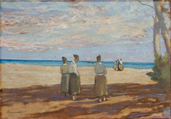 Ludovico Tommasi - Donne sulla spiaggia