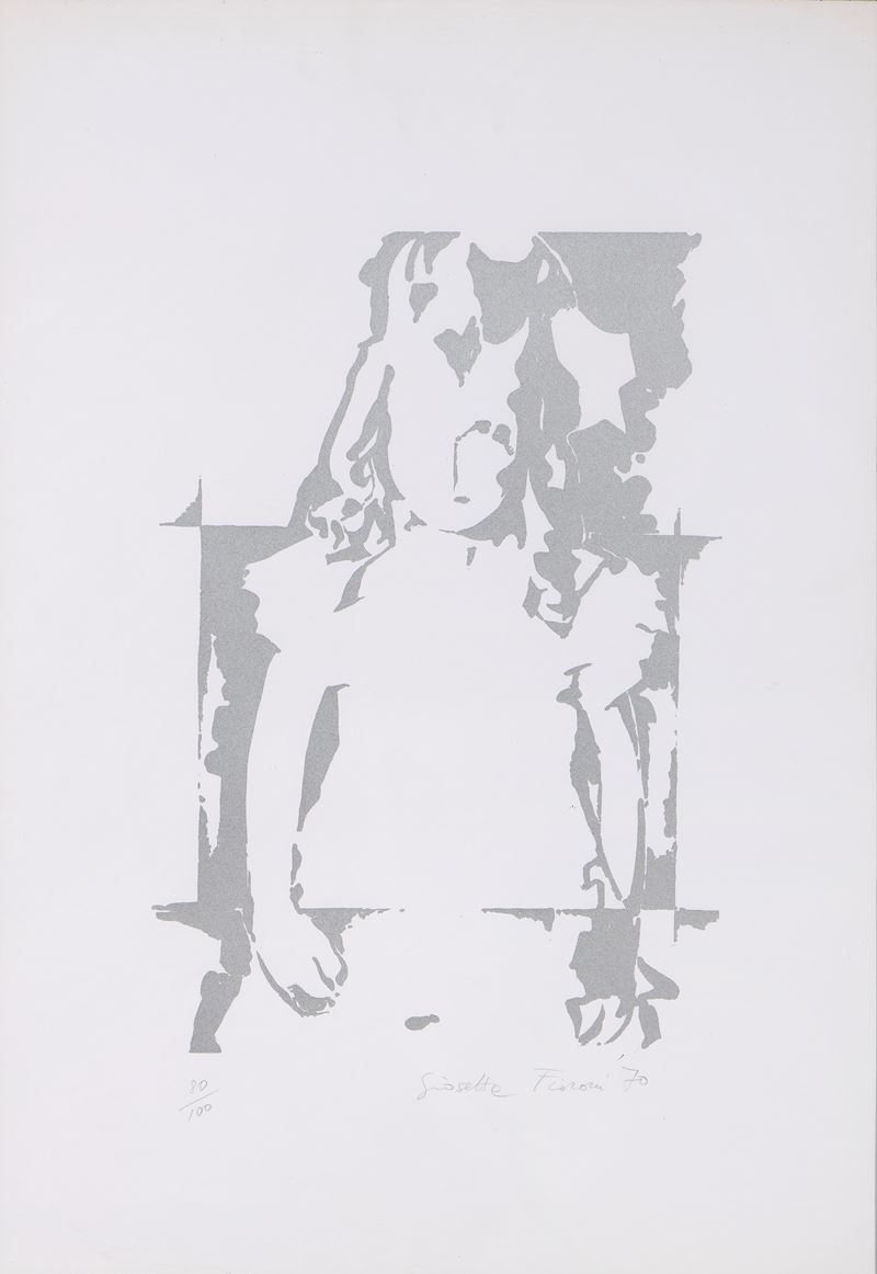 Giosetta Fioroni - Figura (serigrafia, 1970)
