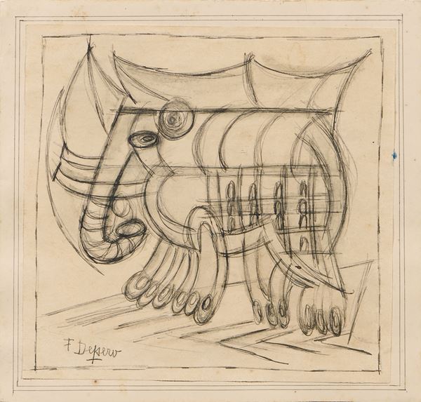 Fortunato Depero - Elefante
