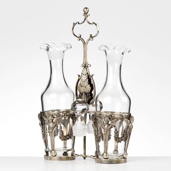 Oliera in argento  - Asta L'Arte della Tavola - Casa d'aste Farsettiarte