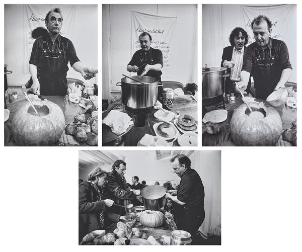 Fabrizio Garghetti - Cartella 'Daniel Spoerri. Cena delle zucche / Zurigo, Galleria Andy Jllyen 1984'