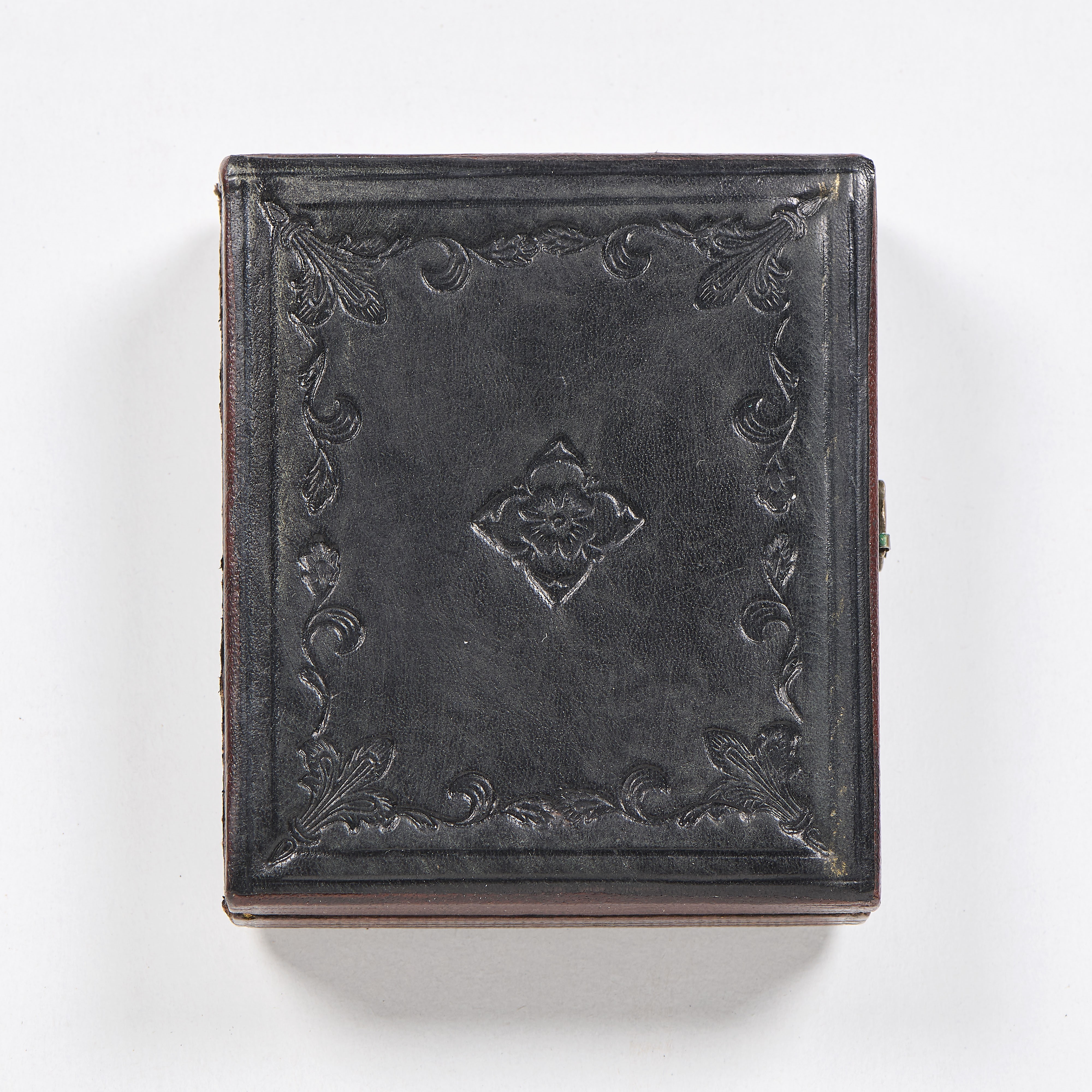 Ambrotipo raffigurante «Ritratto di giovane uomo con farfalla»