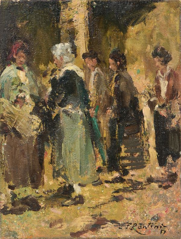Ferruccio Rontini - Donne al mercato