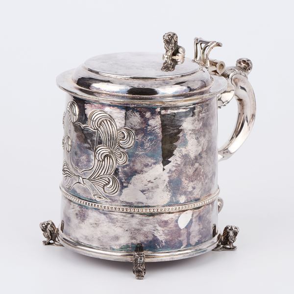 Tankard in argento