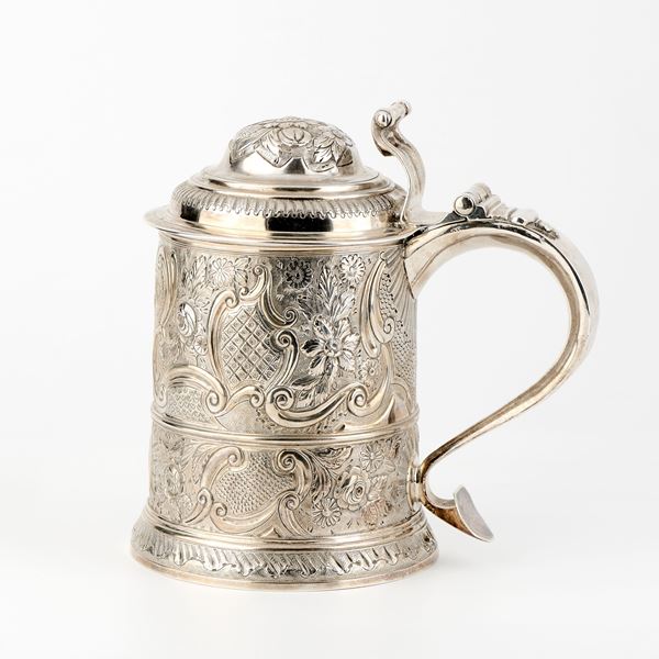 Tankard in argento  - Asta L'Arte della Tavola - Casa d'aste Farsettiarte
