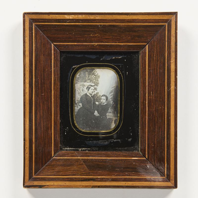 Dagherrotipo raffigurante «Ritratto di madre con figlio»