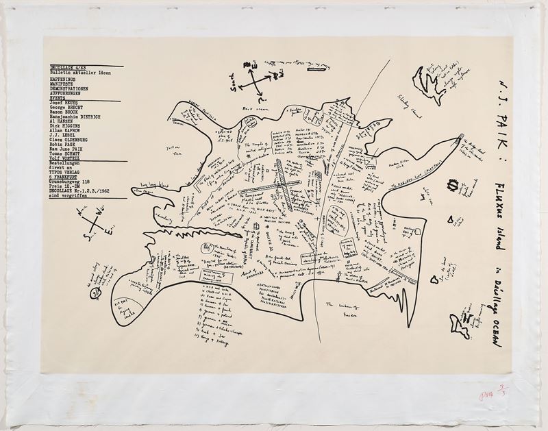 Fluxus Island in Décollage Ocean
