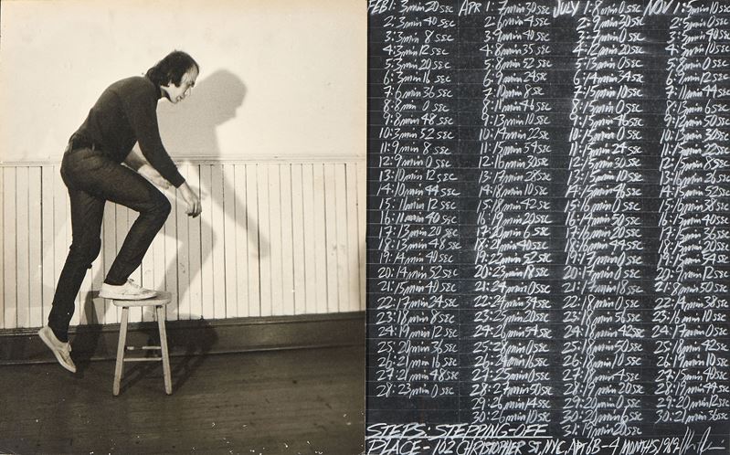 Vito Acconci - Steps: Stepping-Off