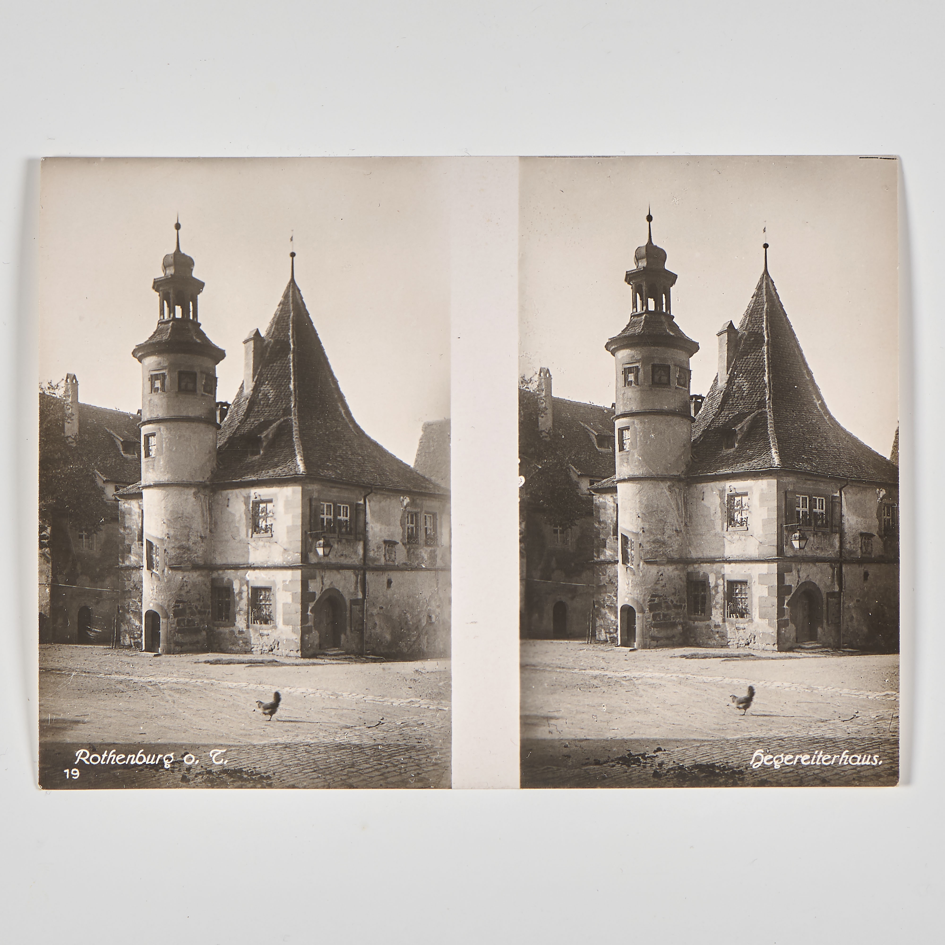 Collezione di 52 lastre stereoscopiche e 2 fotografie, inizio XX secolo