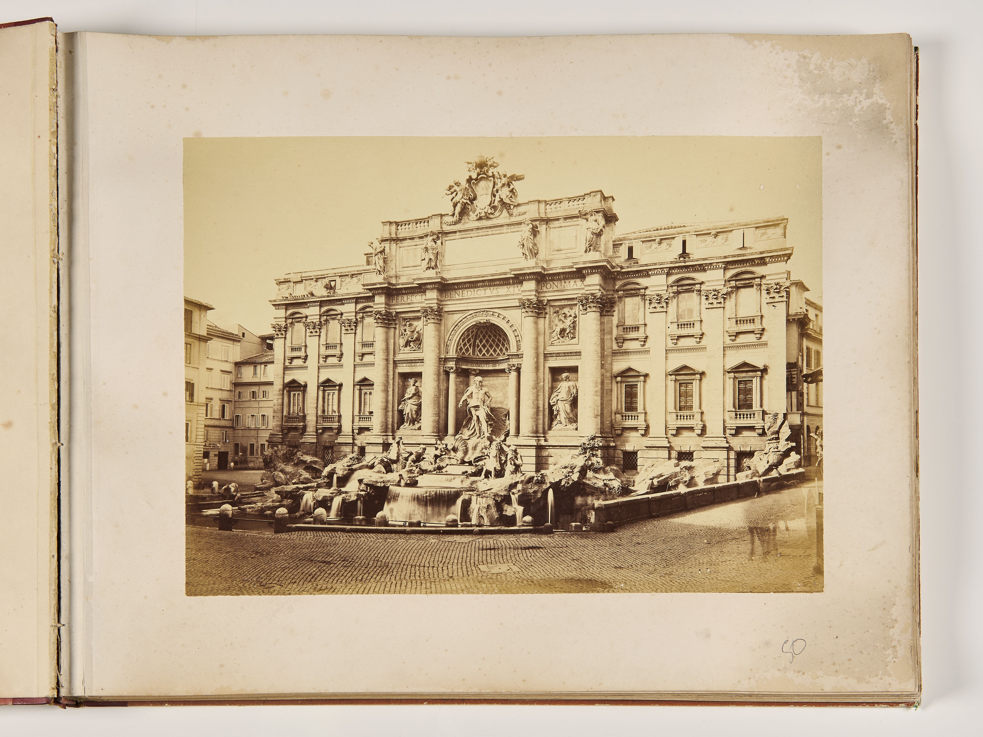 Raro album formato in folio "Souvenir de Rome", XIX secolo