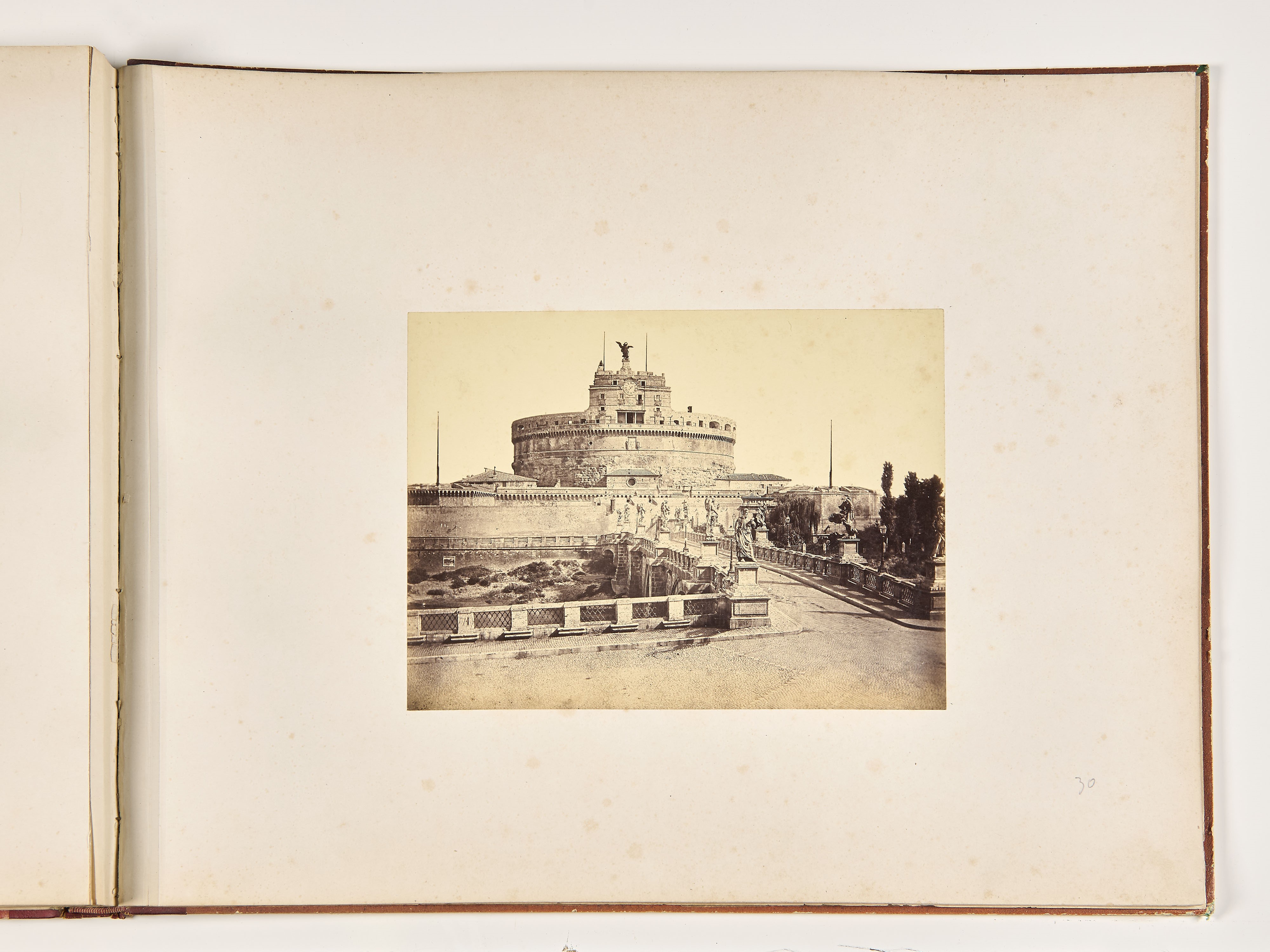 Raro album formato in folio "Souvenir de Rome", XIX secolo