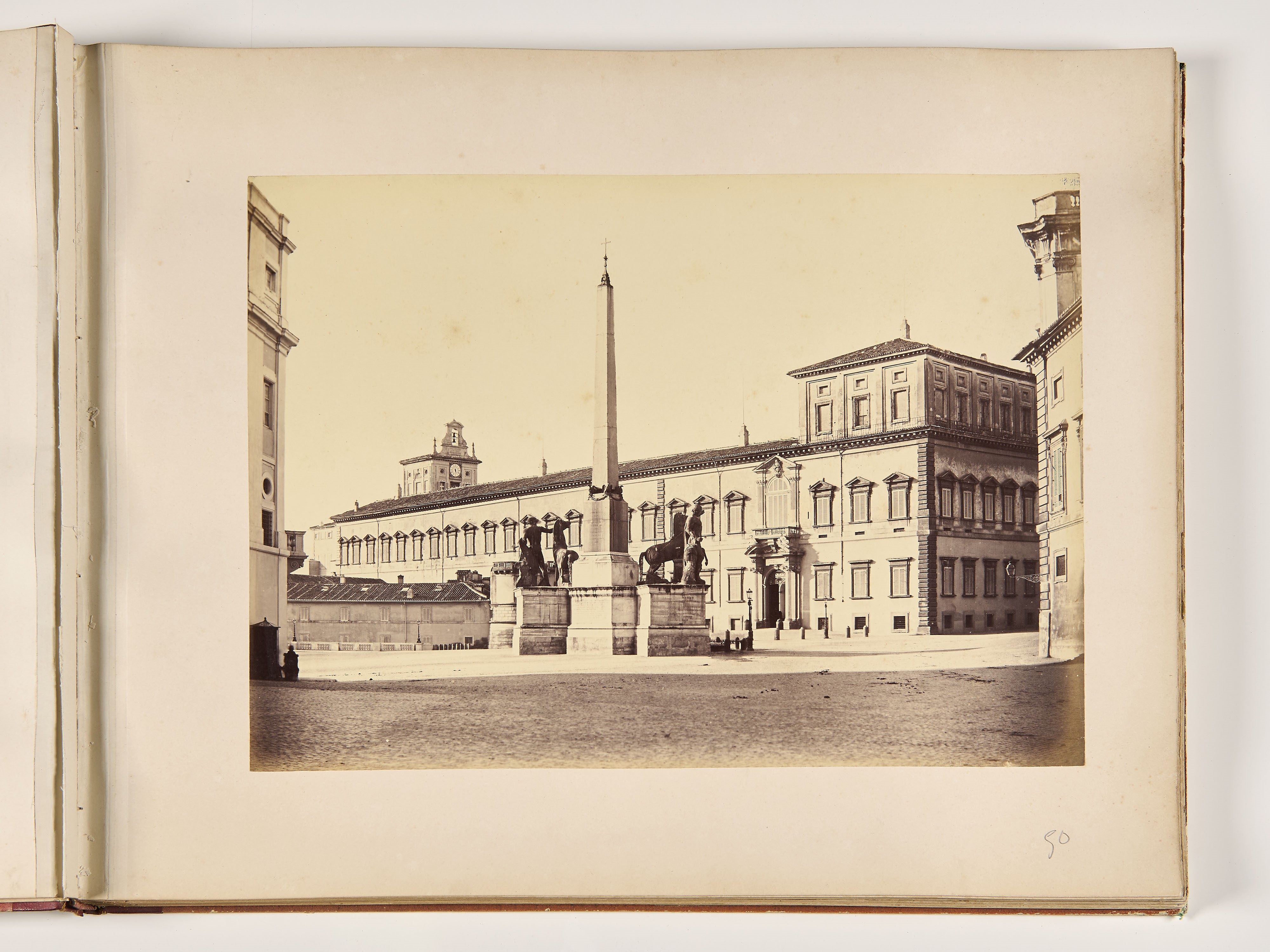 Raro album formato in folio "Souvenir de Rome", XIX secolo