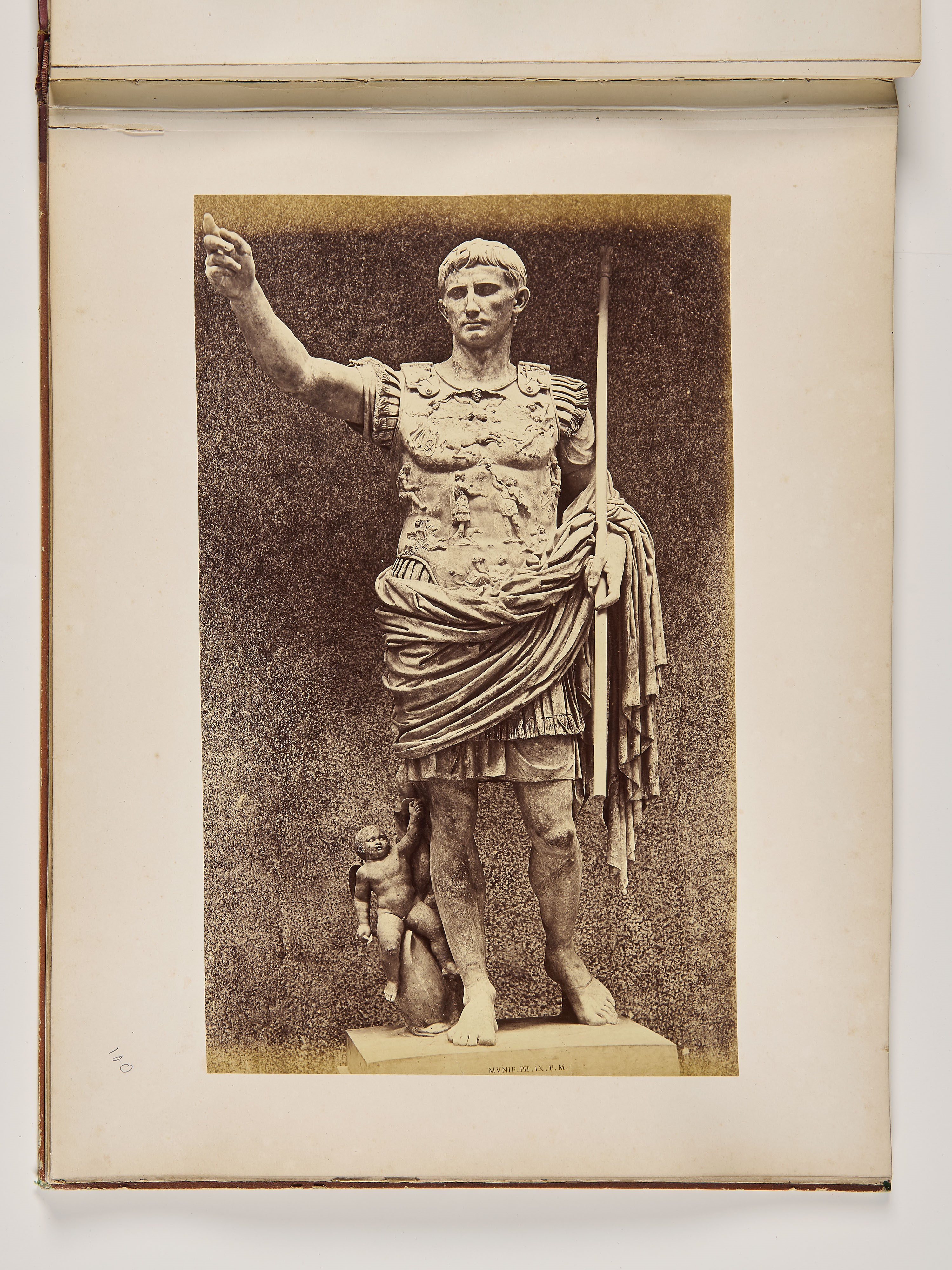 Raro album formato in folio "Souvenir de Rome", XIX secolo